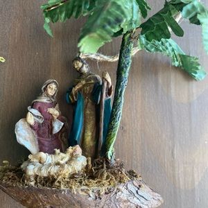 6 nativity ornaments